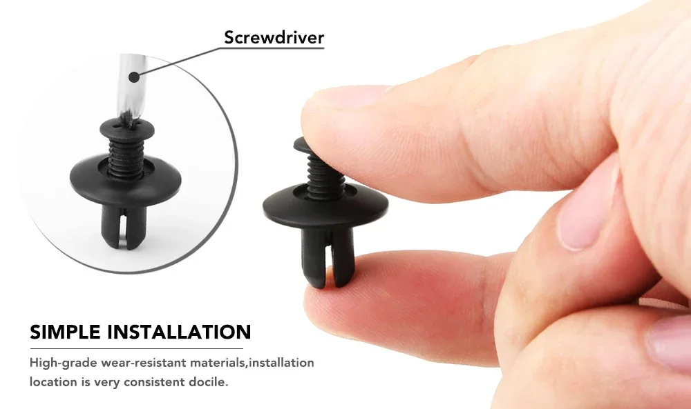 8mm Plastic Fasteners Screws