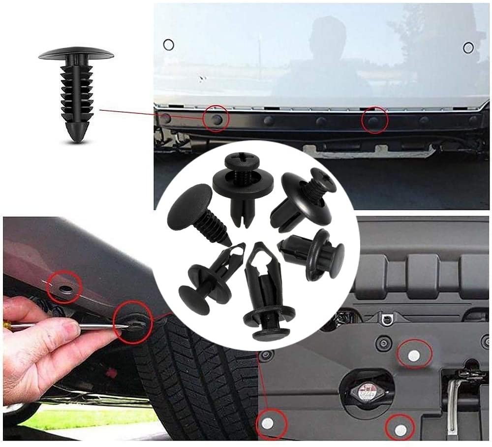 6 Size Plastic Fasteners Kit