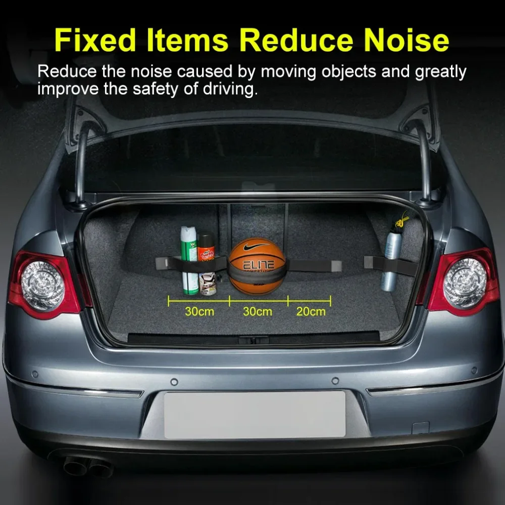 Car Trunk Organizer Fixing Belt Storage Bag