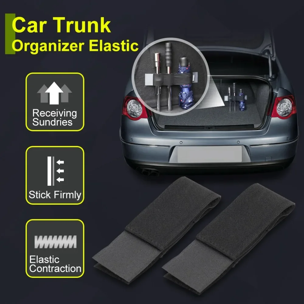 Car Trunk Organizer Fixing Belt Storage Bag