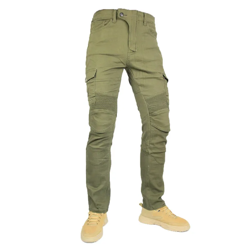 Motorcycle Jeans Pantalones