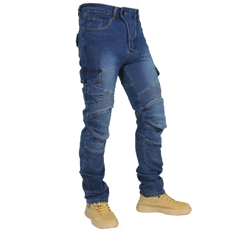 Motorcycle Jeans Pantalones
