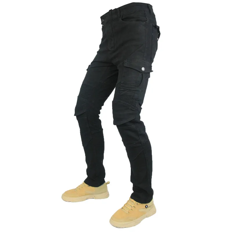 Motorcycle Jeans Pantalones