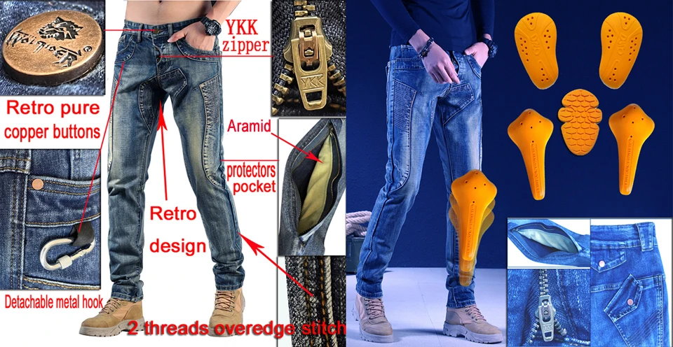 Aramid fiber Motorcycle Pants
