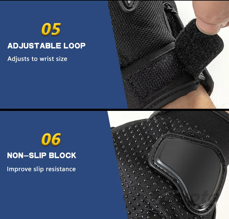Summer Breathable Full Finger Motorcycle Gloves
