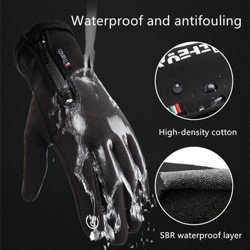 Touch Screen Men Cycling Gloves
