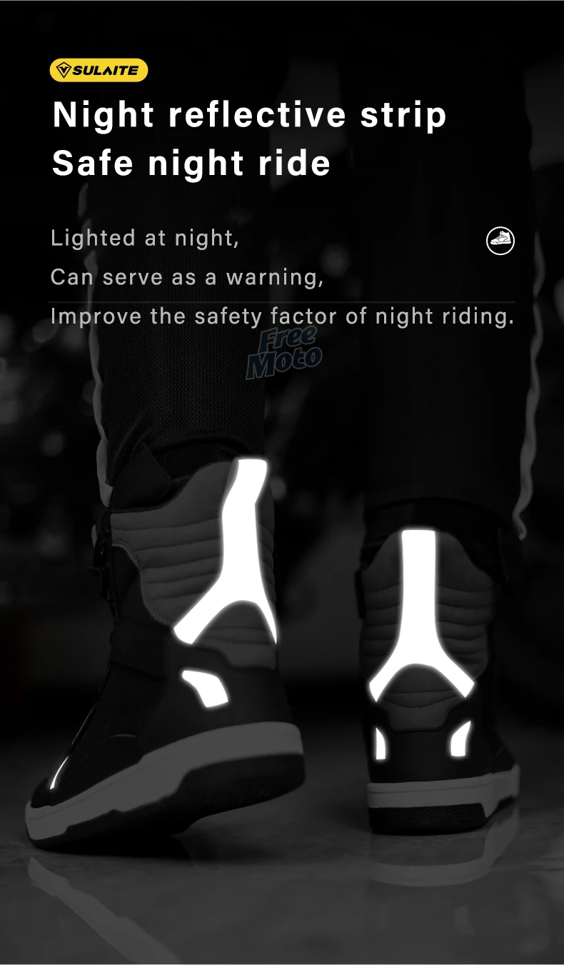 Men Motorcycle boots Breathable Anti-fall Men Motorcycle boots Breathable Anti-fall