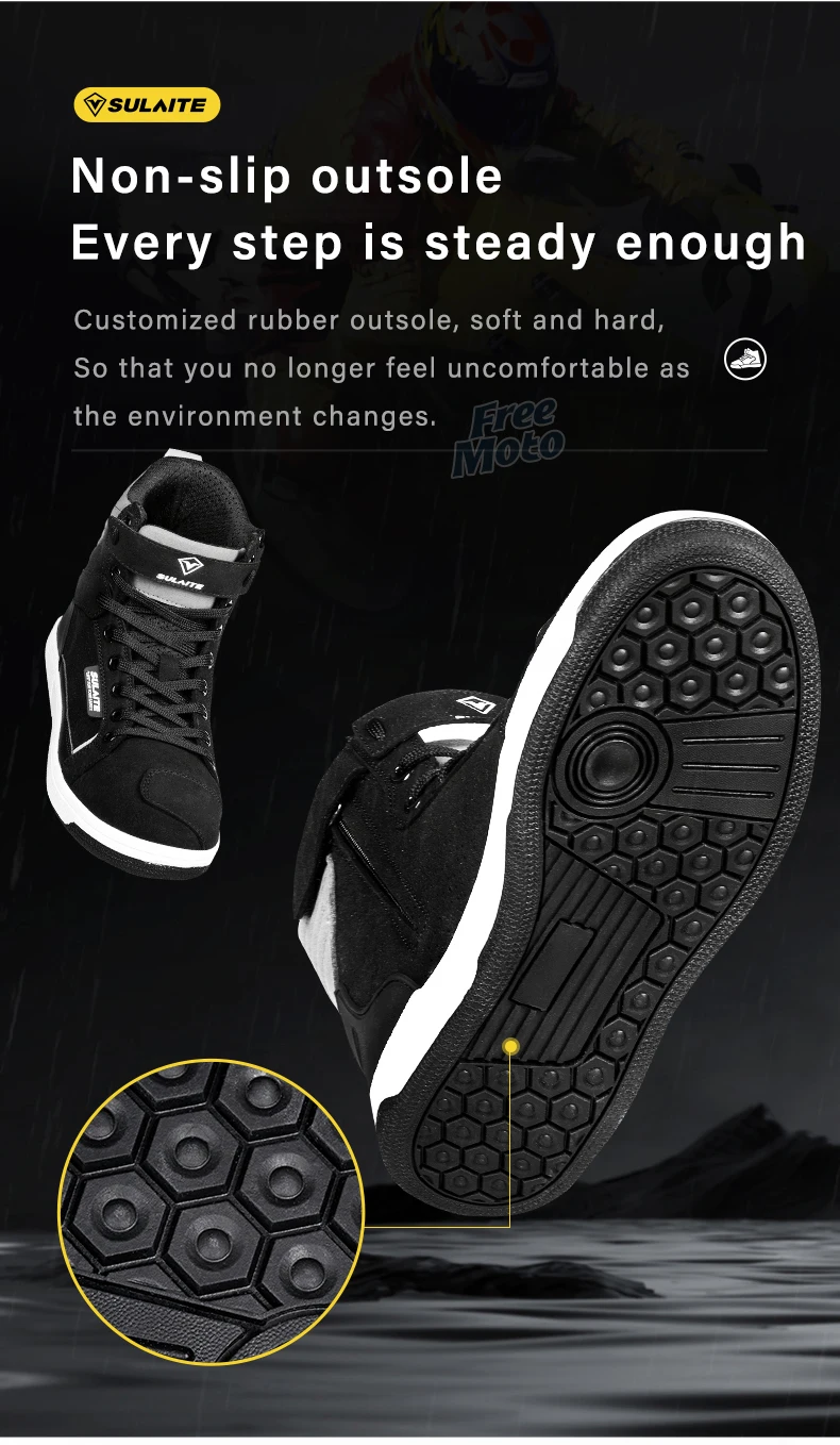 Men Motorcycle boots Breathable Anti-fall Men Motorcycle boots Breathable Anti-fall