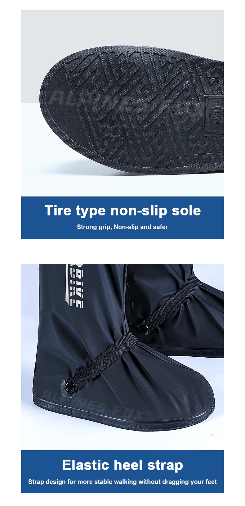 Motorcycle High Tube Rain Boots Waterproof