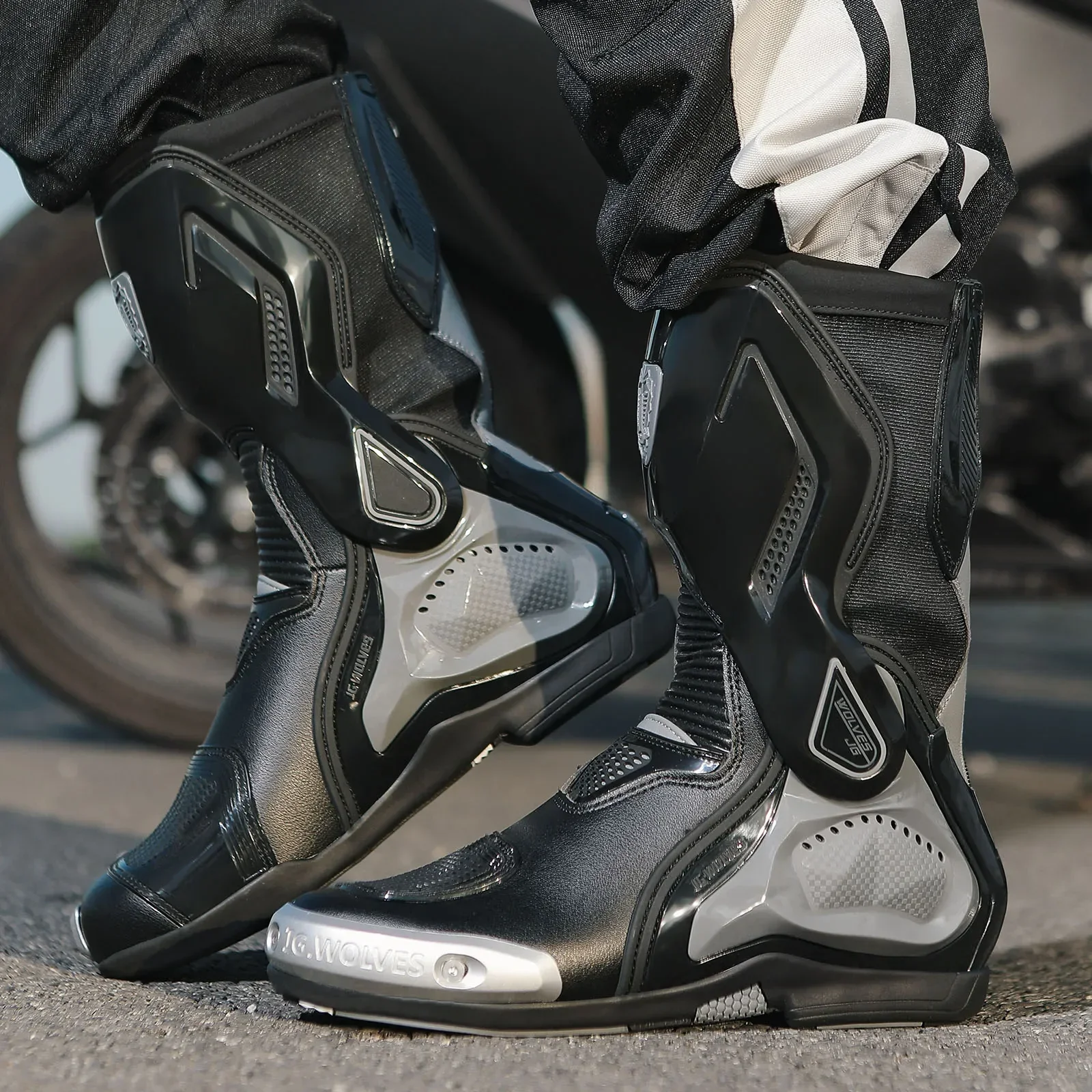 Motorcycle Boots Racing Off-road Shoes
