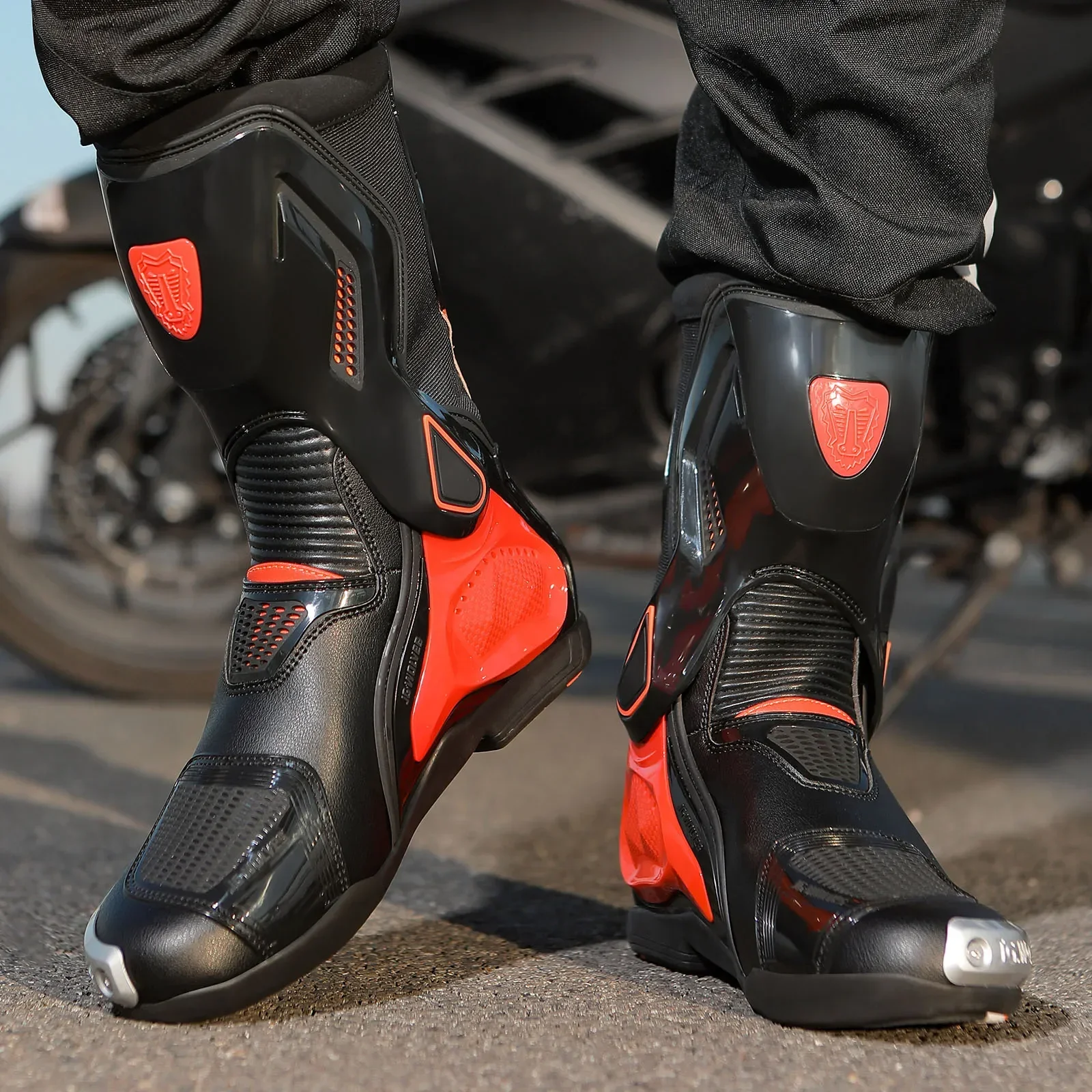 Motorcycle Boots Racing Off-road Shoes