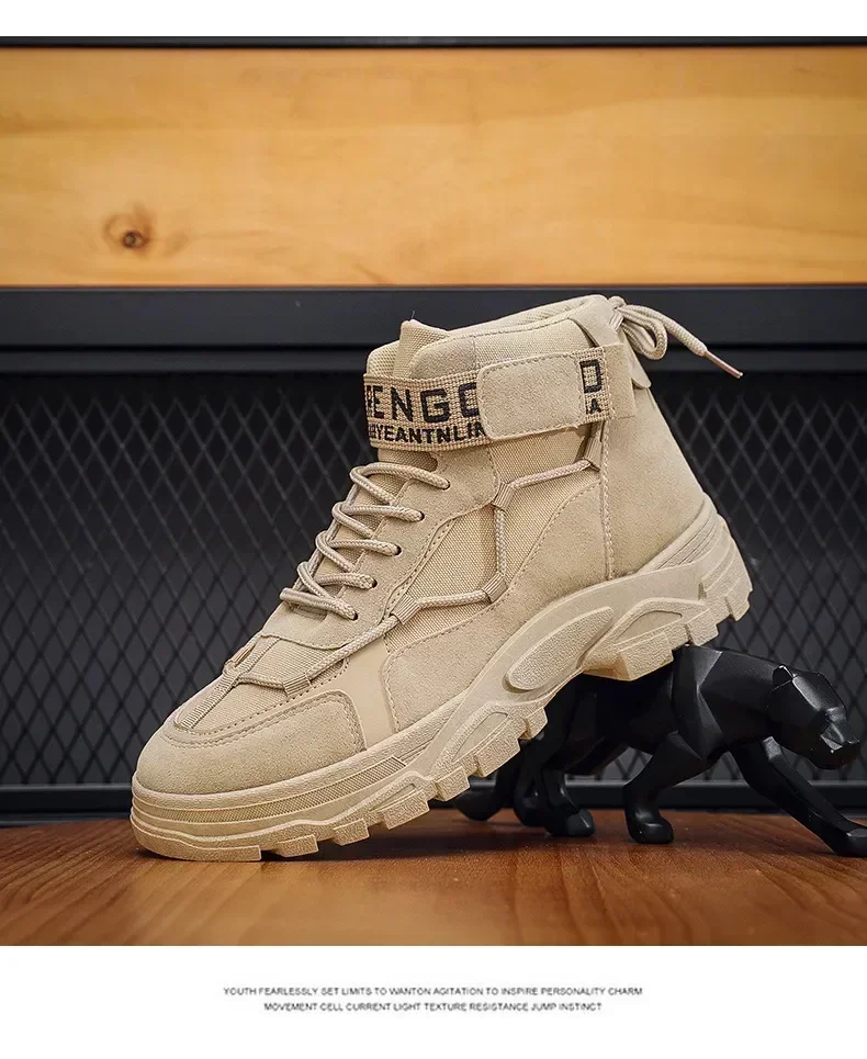 2024 Men Boots Tactical Outdoor Hiking Winter Shoes