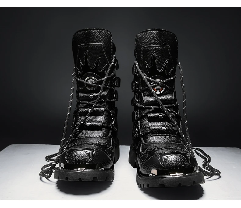Cycling boots four seasons men's outdoor motorcycle boots plus size