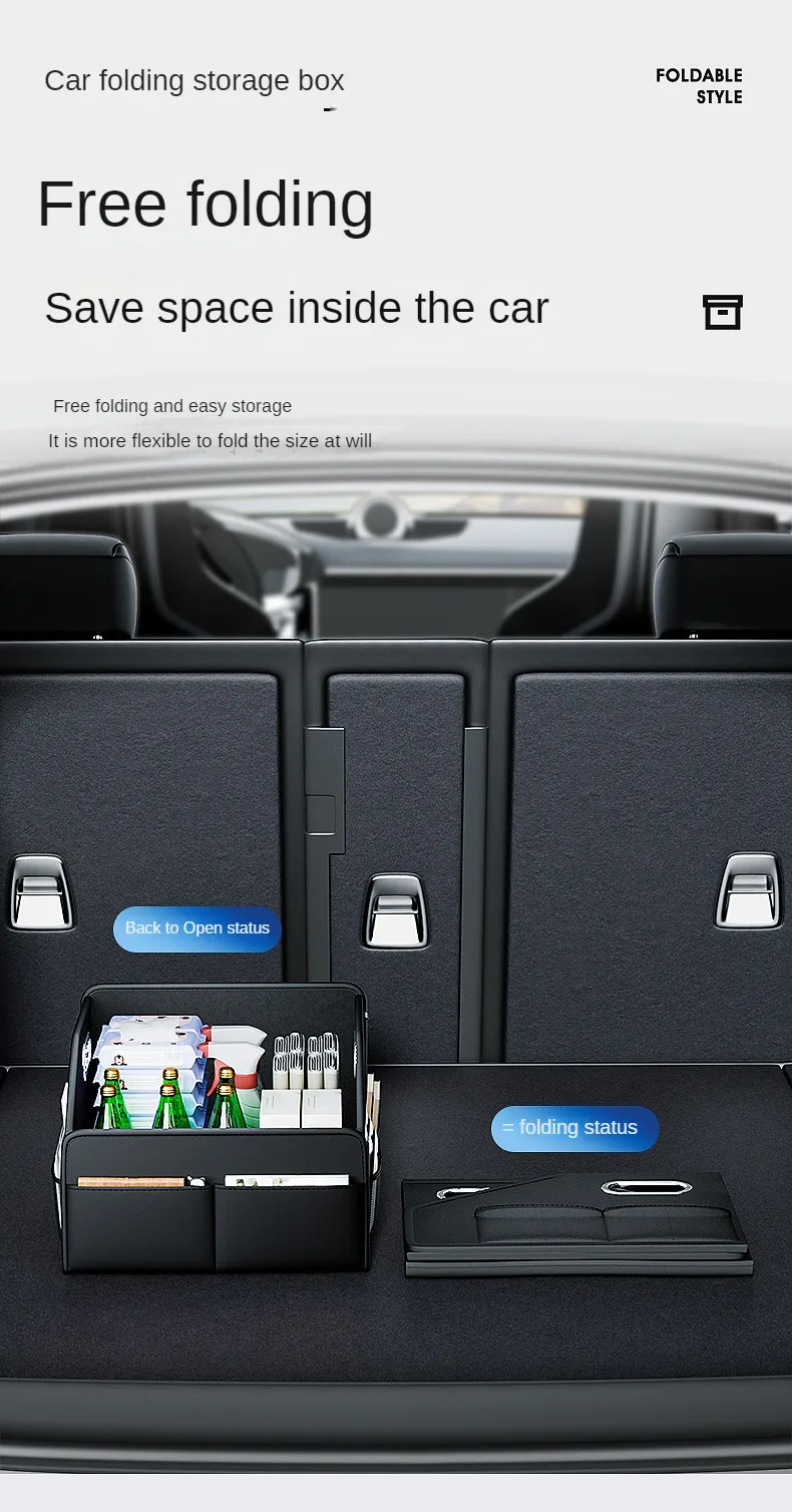 Car Trunk Organizer Storage Box Car Trunk Organizer Storage Box