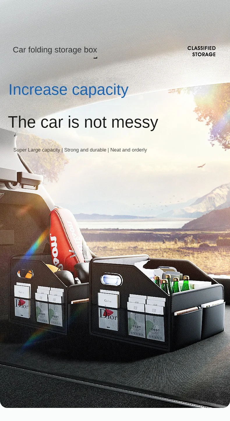 Car Trunk Organizer Storage Box Car Trunk Organizer Storage Box