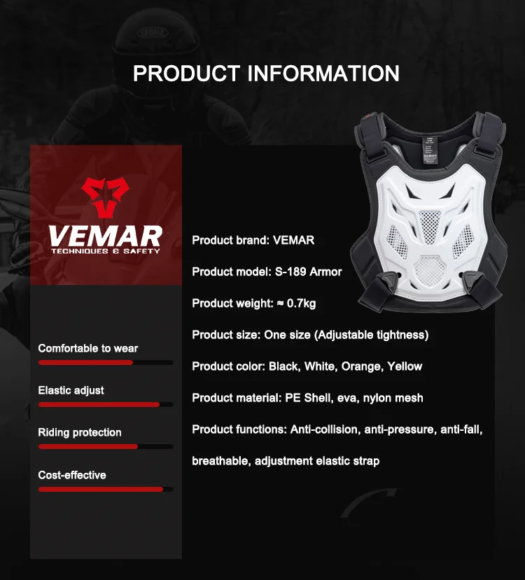 Professional Motorcycle Armor Vest