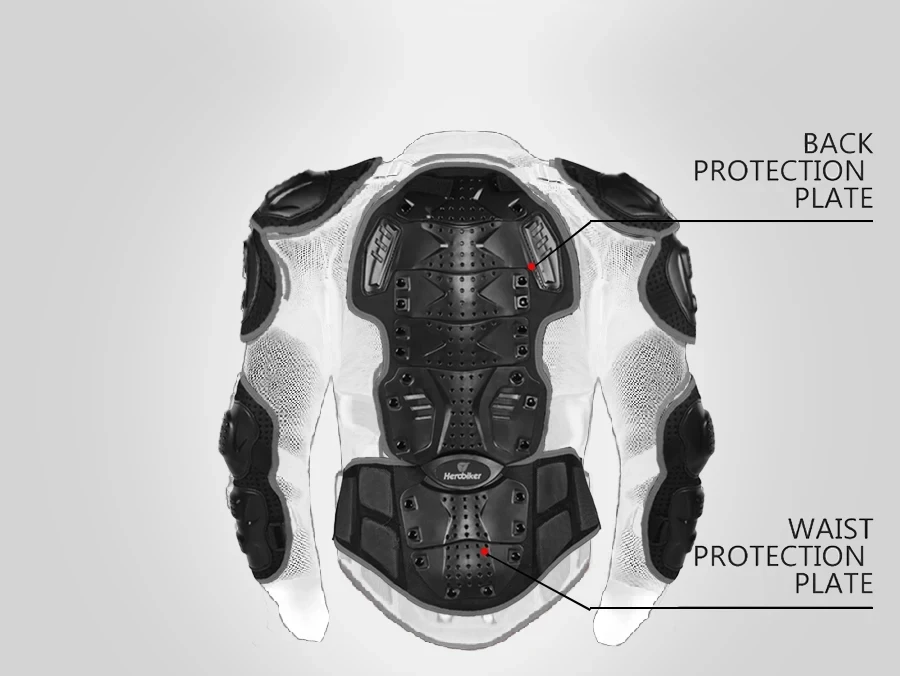 Motocross Chest Back Protect. Body Armor Riding Protector
