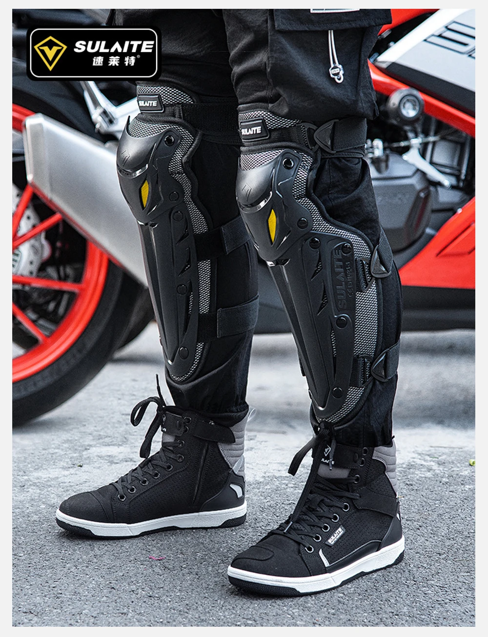 Motorcycle Knee Pad Elbow Protective Combo