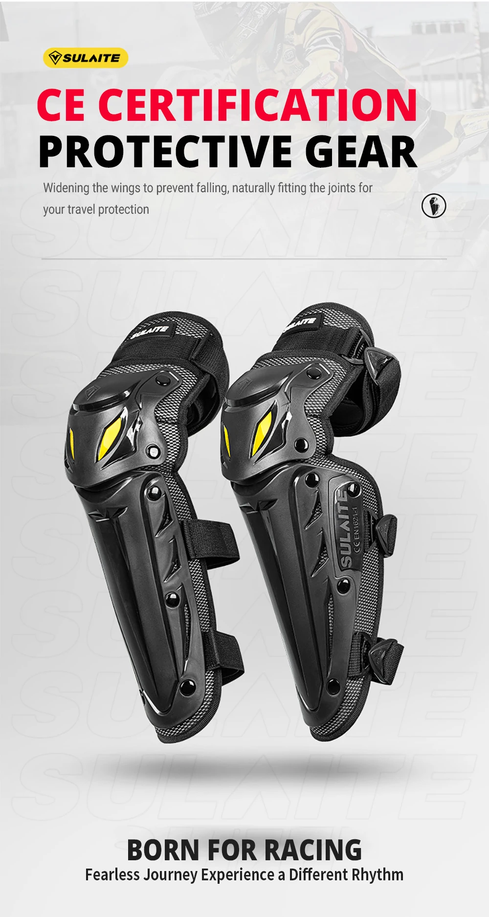 Motorcycle Knee Pad Elbow Protective Combo