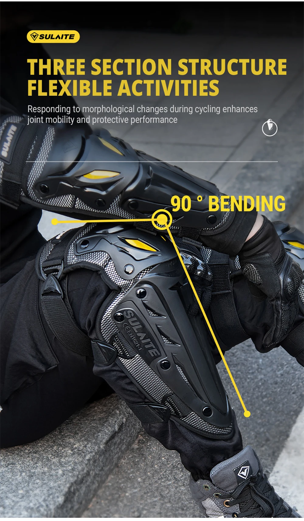 Motorcycle Knee Pad Elbow Protective Combo