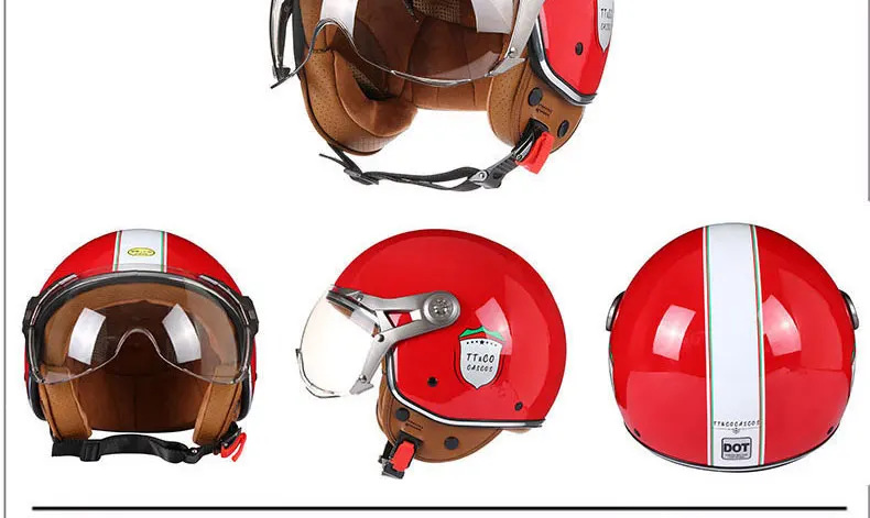 New Open Face Motorcycle Helmet