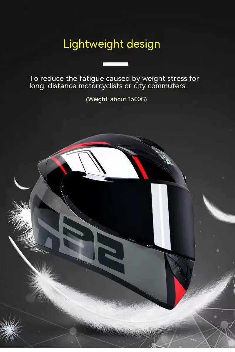 Unisex Motorcycle Helmet