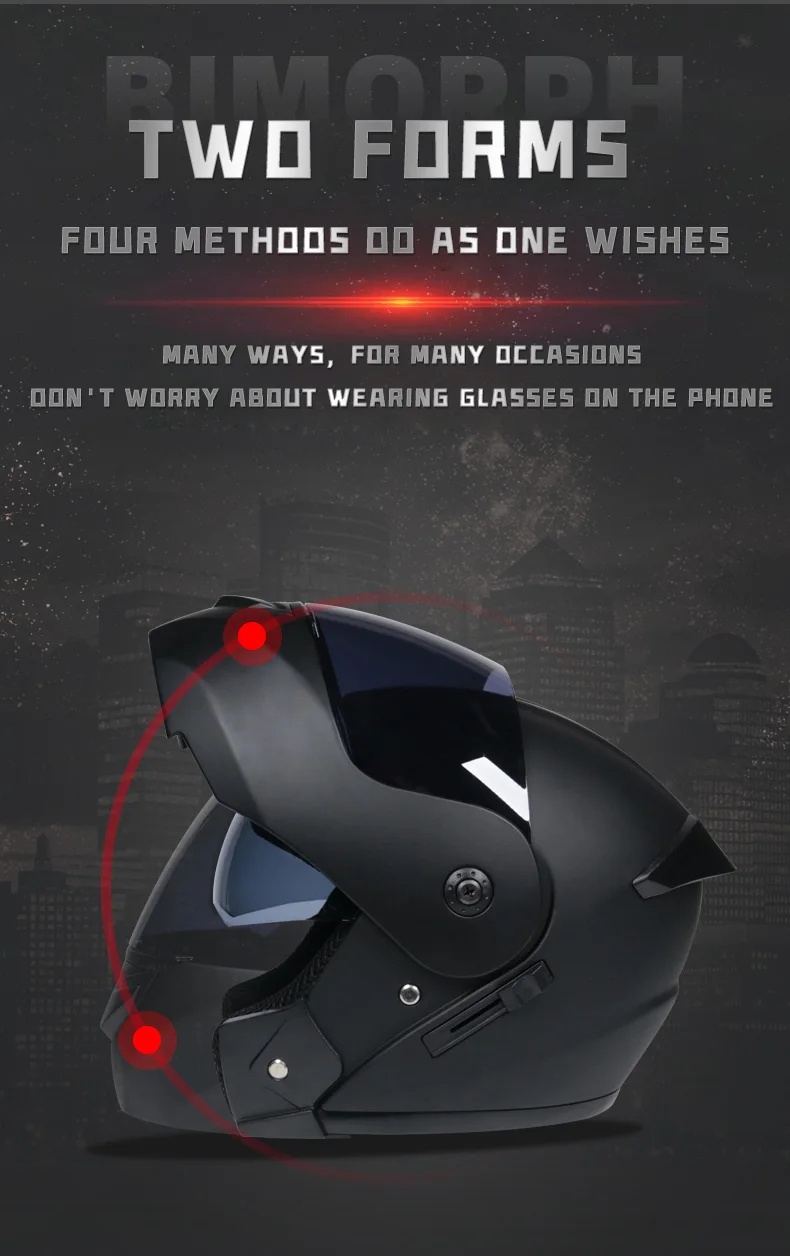 Casco capacetes double dual lens helmet