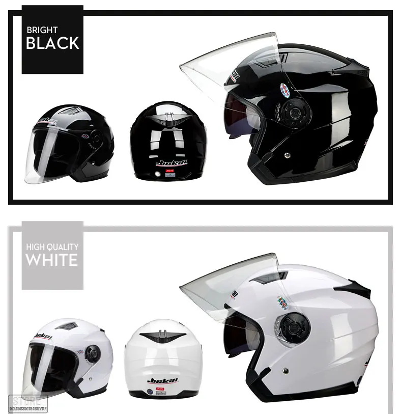 Kart Scooter Motor Van Motorcycle Dual Lens Vintage Helmets