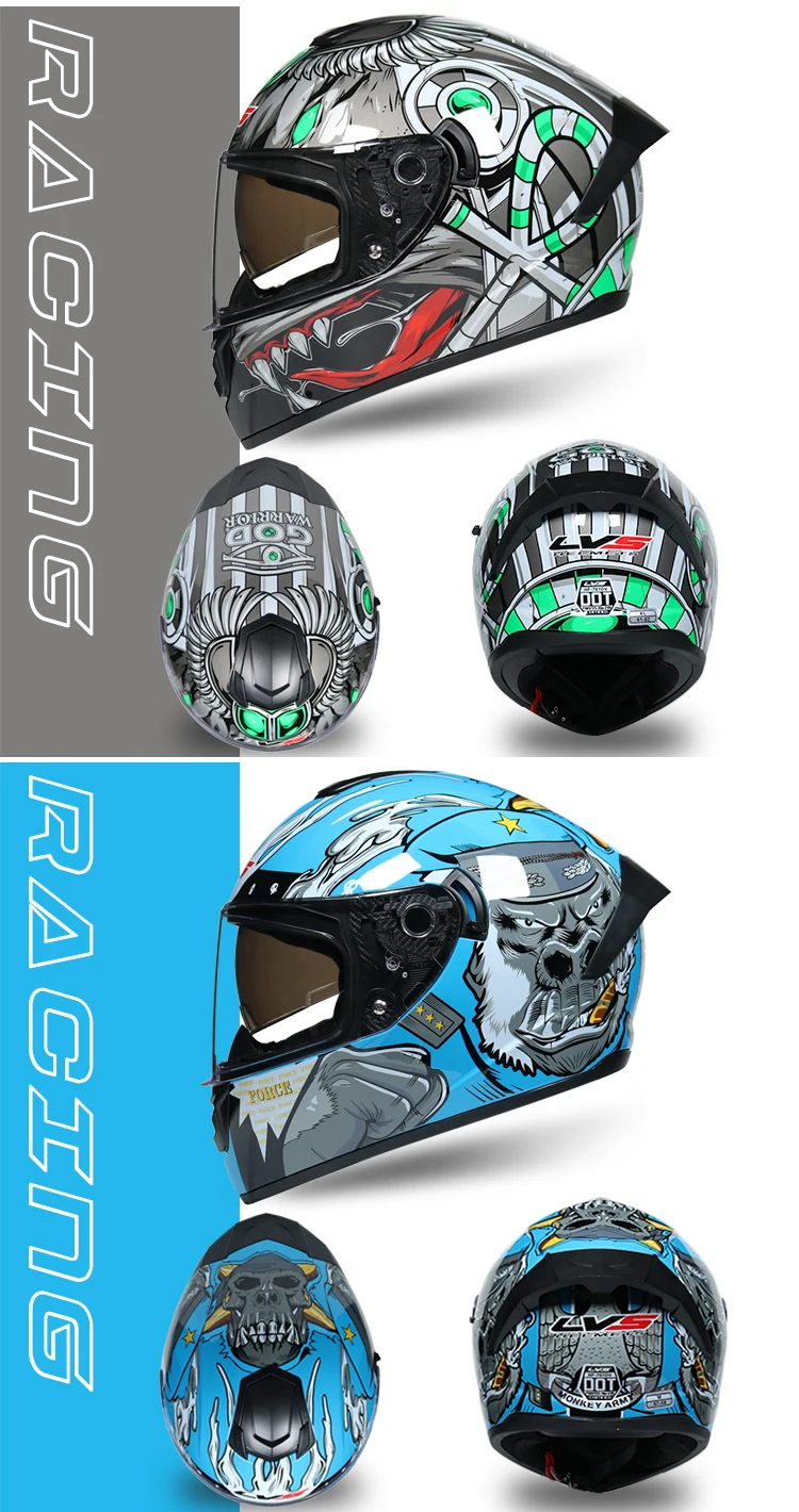 Safety motorcycle helmet