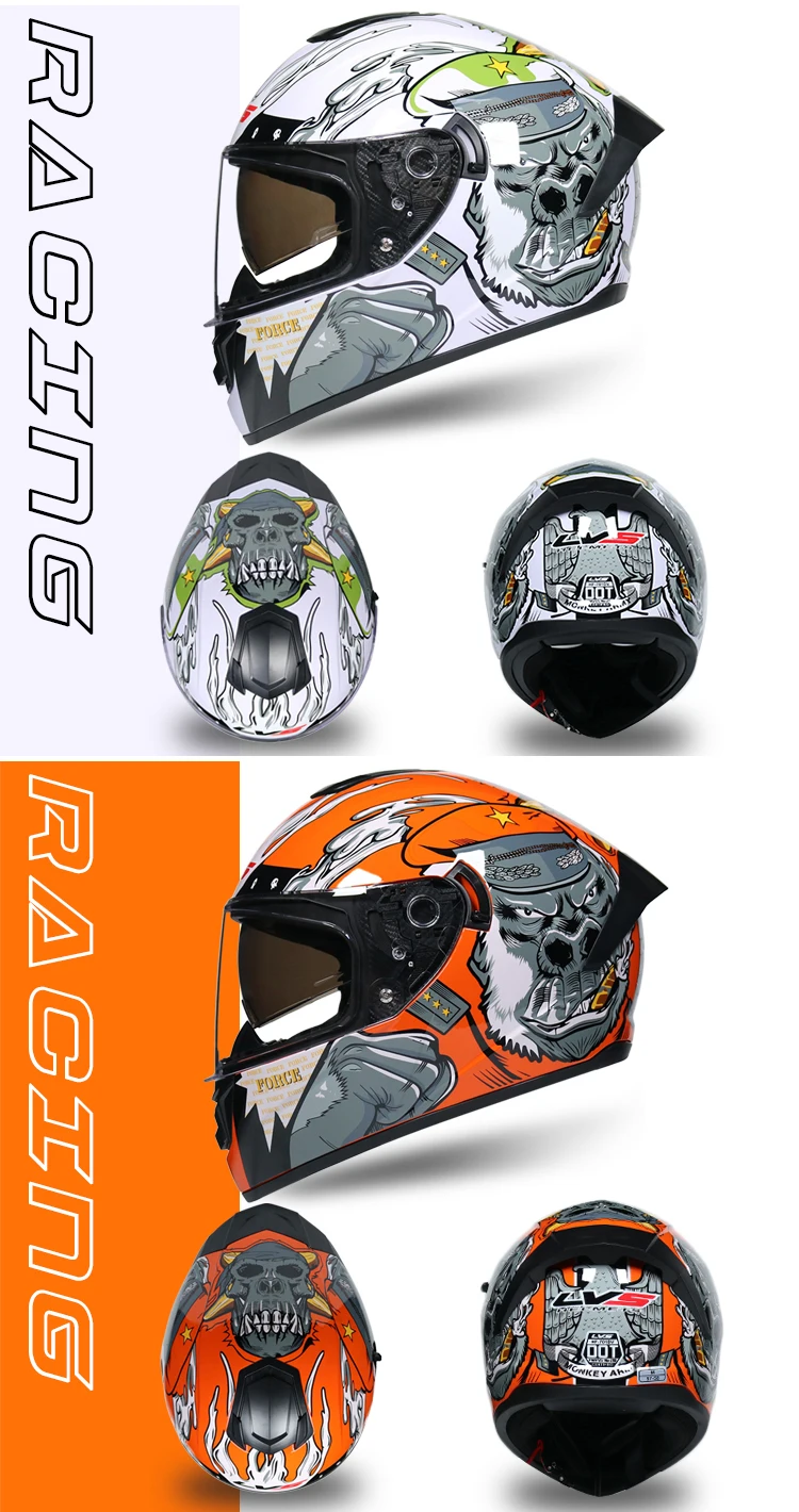 Safety motorcycle helmet