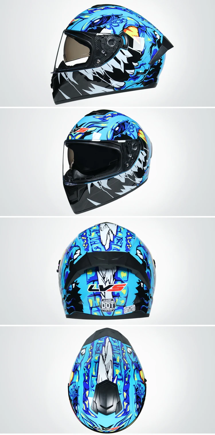 Safety motorcycle helmet
