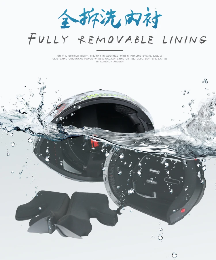 Safety motorcycle helmet