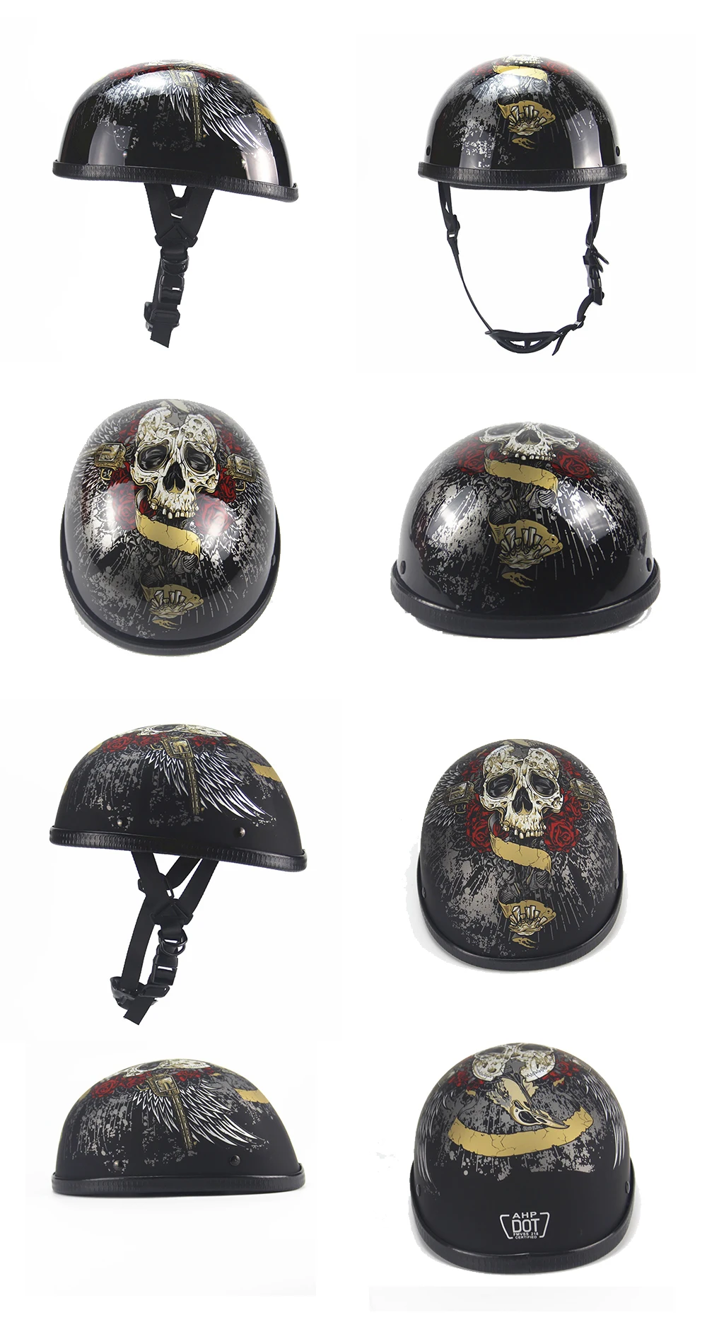 Motocross Dot Nostalgic Vintage Helmet