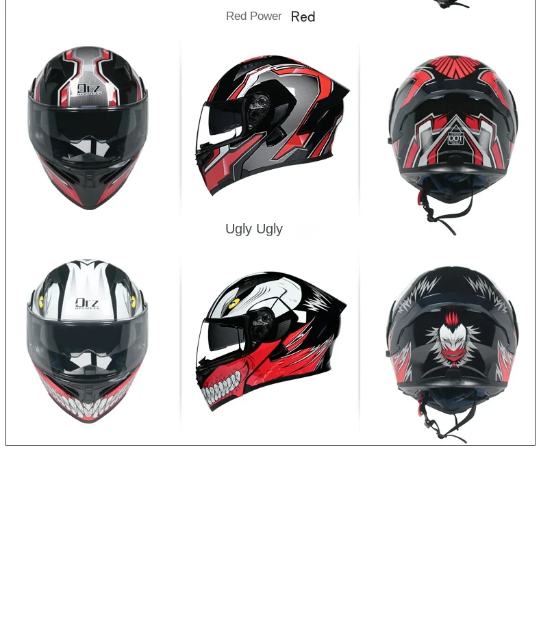 Double Lens Full Face Helmet High Quality