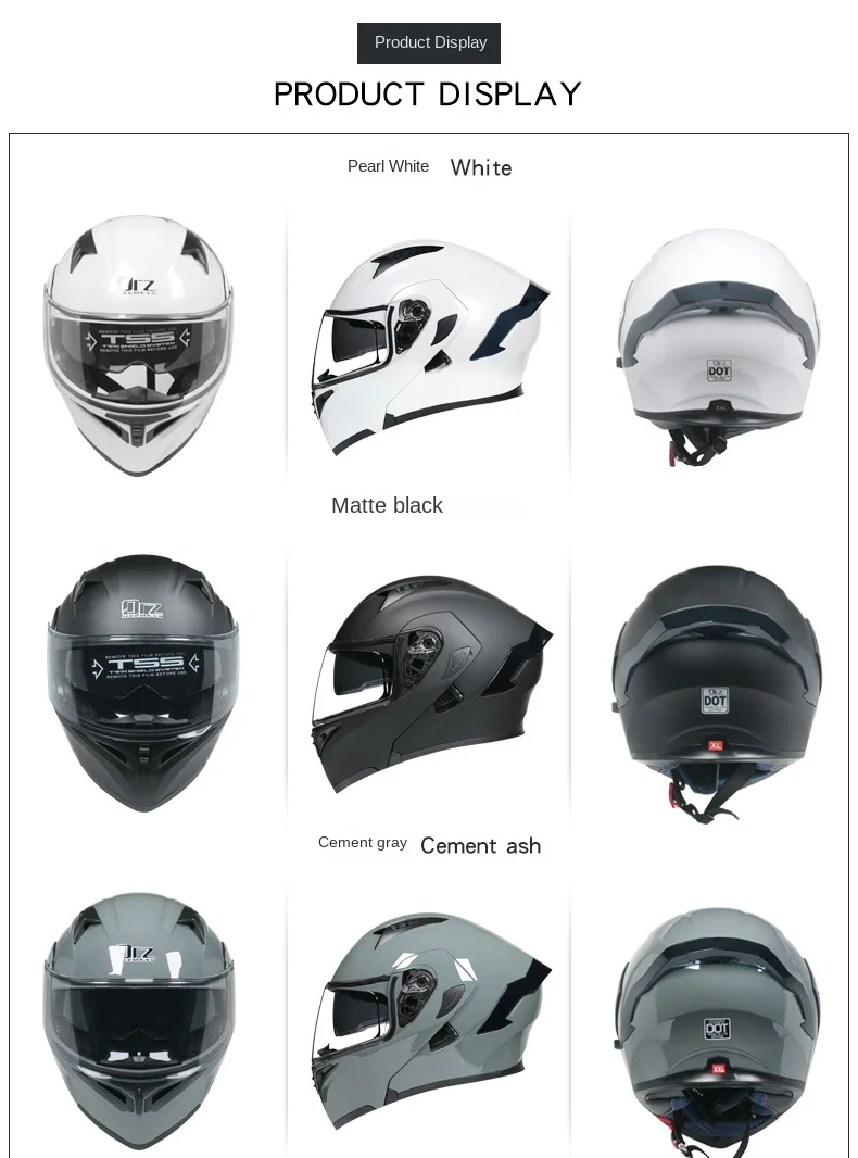Double Lens Full Face Helmet High Quality