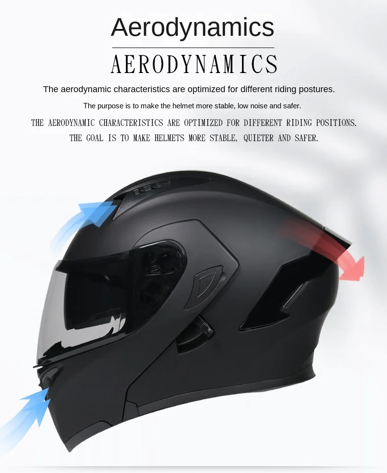 Double Lens Full Face Helmet High Quality