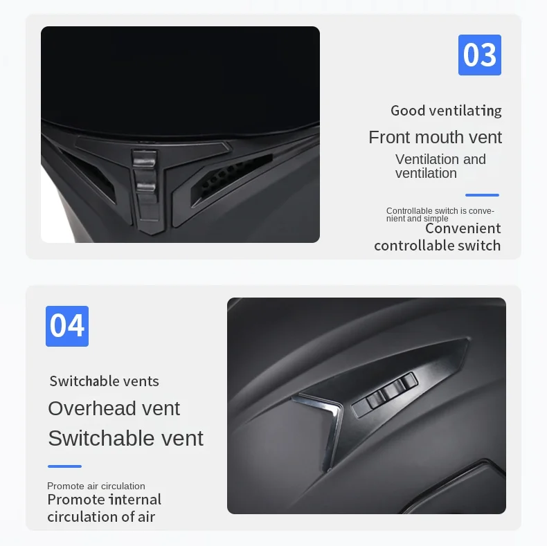 Double Lens Full Face Helmet High Quality