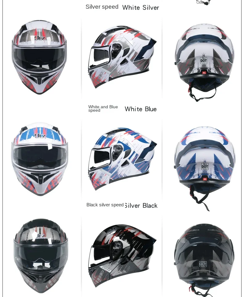 Double Lens Full Face Helmet High Quality