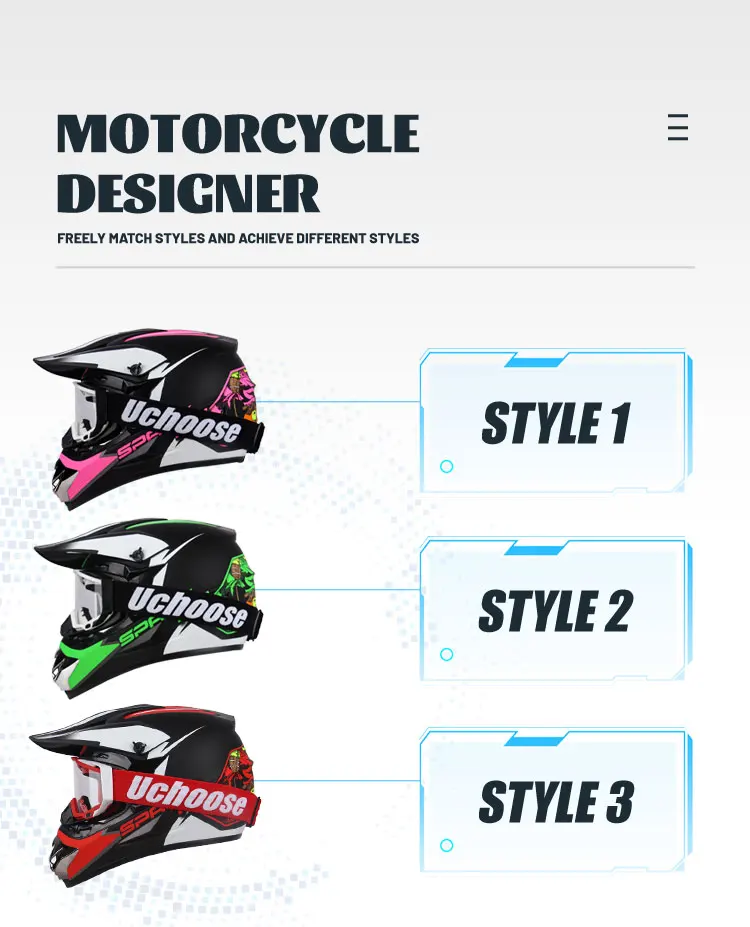 Professional Motocross Off Road Helmet