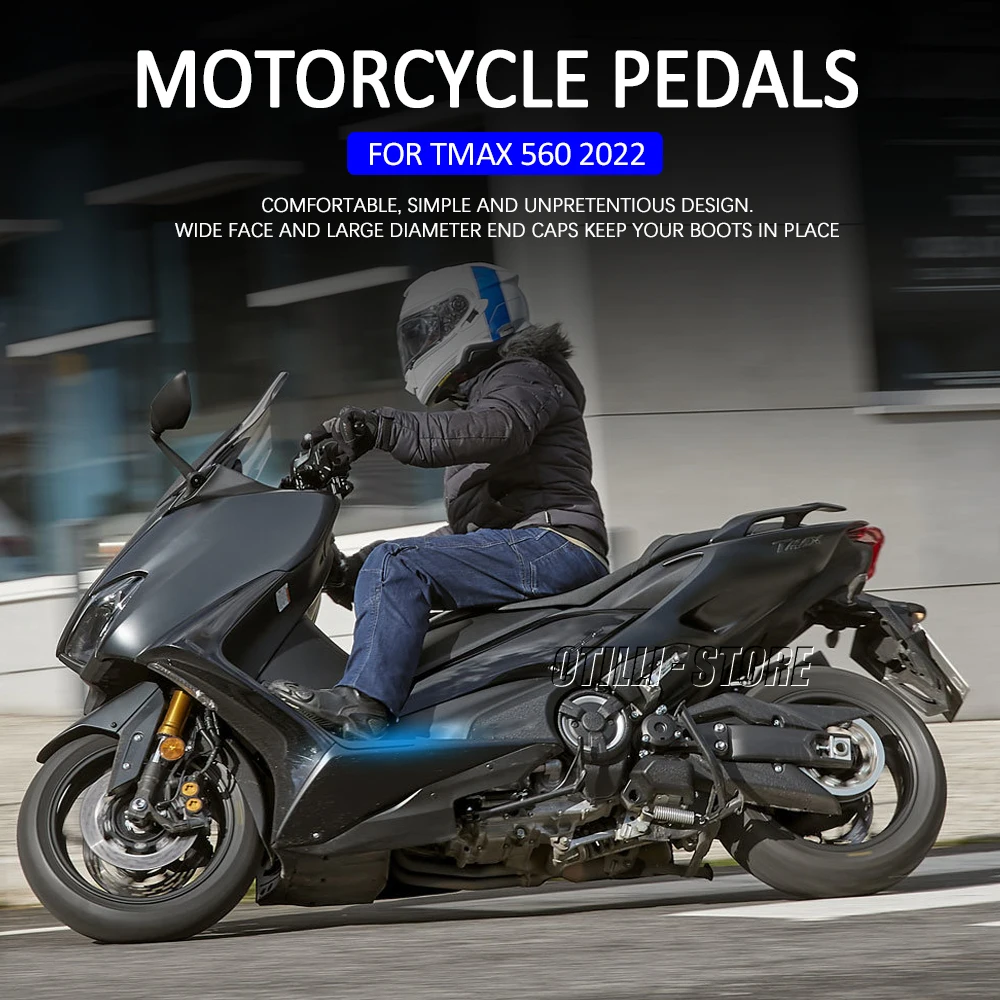Pedals Foot Pegs Footrests FOR Yamaha TMAX