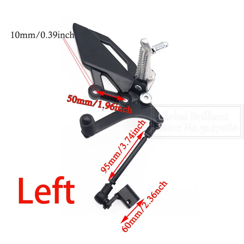 Motorcycle Left Footrest Gear Shift Lever Pedal