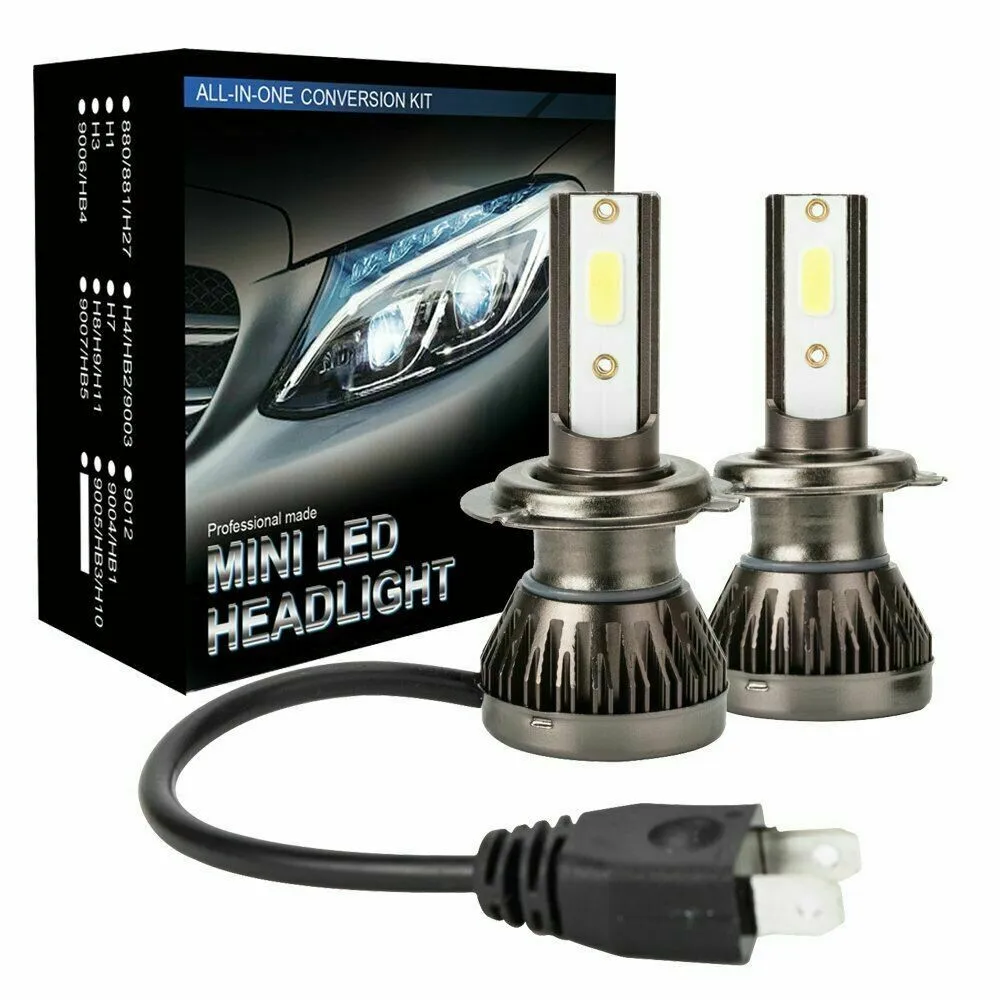 Car Headlight 2PCS H7 LED Headlight 200W