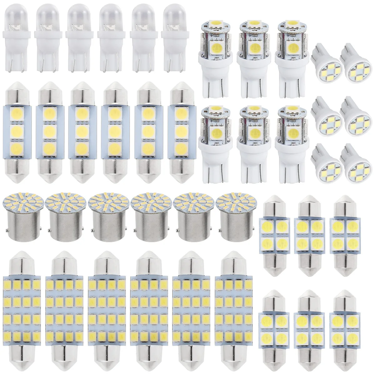 42Pcs LED Car Interior Lights
