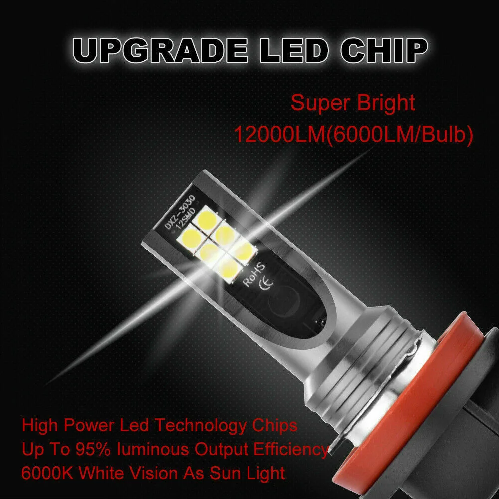 Fog Lights Bulbs Car Driving Running Lamp