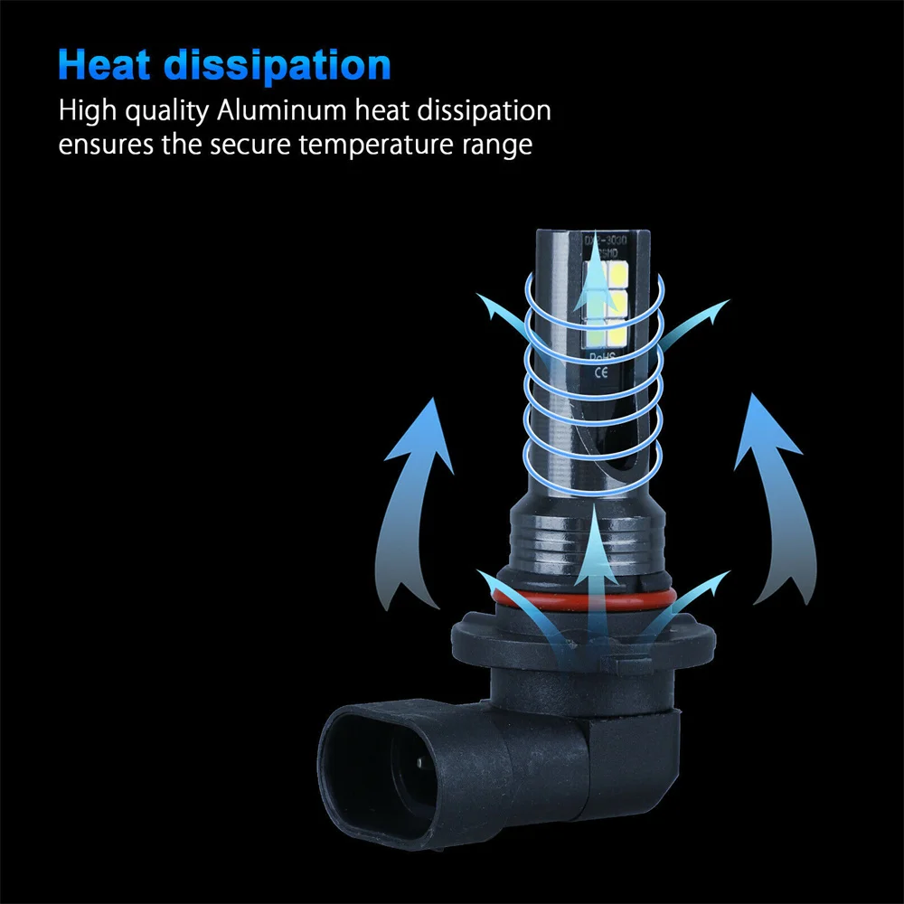 Fog Lights Bulbs Car Driving Running Lamp