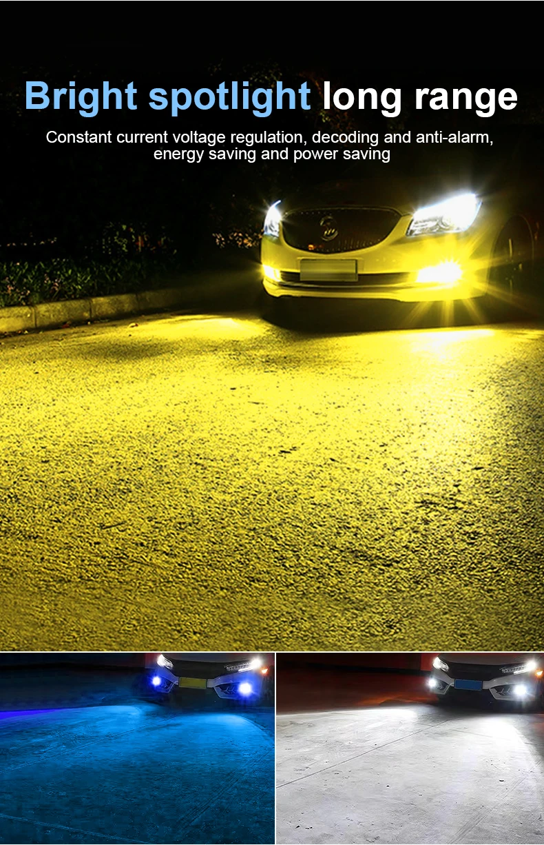 Automotive H7 9006 Laser Headlight Bulbs