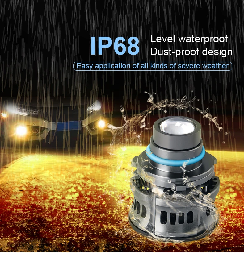 Automotive H7 9006 Laser Headlight Bulbs